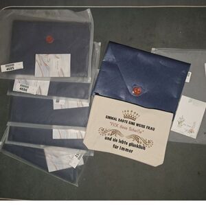 6 New FUN IN GERMAN makeUp Bag Bridesmaid-BDAY PARTY-"A Wise Woman Once Said..."